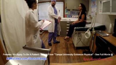 Mia - Hidden Cameras Capture College Freshman Physical - Doctor Tampa And Mia Sanchez - upornia.com