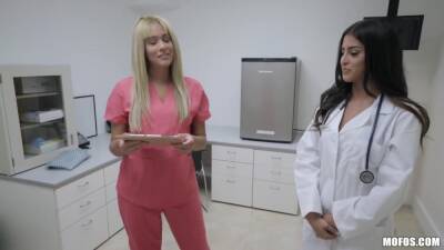 Getting Your Dick Inspected By A Couple Of Kinky Nurses - upornia.com