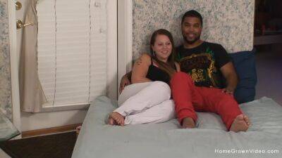 Real Interracial Amateur Couple Make Their First Video - hclips.com