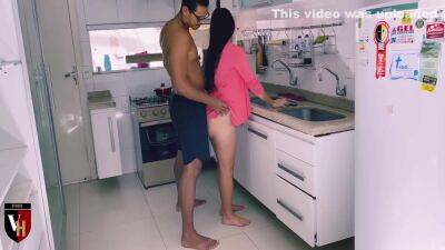Couple Having Sex In The Kitchen - upornia.com - Brazil