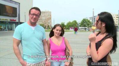 Slovakian couple have sex for money - sunporno.com