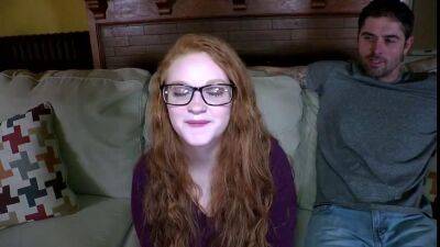 Kaycee barnes - amateur nerdy redhead PAWG with big naturals in glasses - sunporno.com