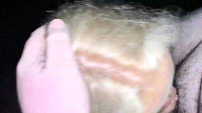Real amateur blonde gives a hot POV blowjob on the train - drtuber.com