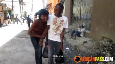 Ghetto Love Amateur Horny Black Couple In Nigerian City - sunporno.com
