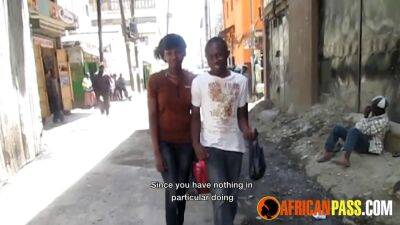 Ghetto Love Amateur Horny Black Couple In Nigerian City - sunporno.com