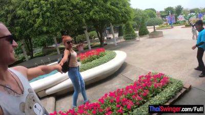 Big ass Thai amateur girlfriend fun day out with horny sex once back home - hotmovs.com - Thailand