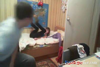Russian Teen Fuck At Home Hidden Cam - hclips.com - Russia
