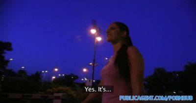 Mira Sunset gets paid for sex in public in this POV homemade film directed by a film director - sexu.com - Hungary