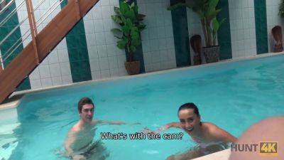 Watch as this couple indulges in a relaxing spa session with a hunter who can't get enough of fucking - sexu.com - Czech Republic