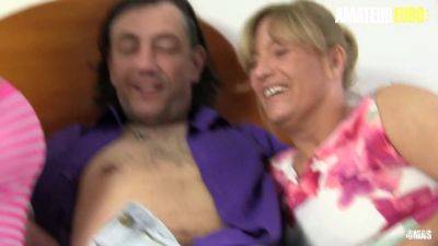 Nasty amateur threesome with German grannies Anette Liselotte & Hiltrude - home video - sexu.com - Germany