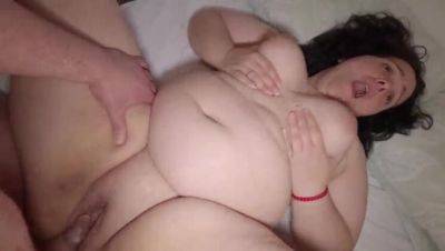Curvy amateur MILF gets big oral orgasm & facial cumshot. Homemade video of chubby spouse. - xxxfiles.com - Mexico